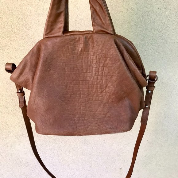 Znomina Cognac Leather Purse - Picture 5 of 8